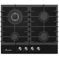 Газовая варочная панель Monsher MKFG 60 G-GFT черный