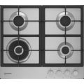 Газовая варочная панель Indesit THPM 642 W/IX/I нержавеющая сталь