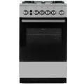 Плита газовая De Luxe 5040.40Г (кр) ЧР-010 серебристый
