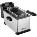 Фритюрница Kitfort КТ-4052 2000Вт серебристый/черный