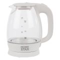 Электрочайник Homestar HS-1012 стекло белый