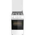 Плита газовая Darina 1B GM 341 107 W белый/черный