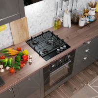 Газовая варочная панель LEX GVG 431 BL черный, изображение 3