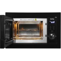 Встраиваемая микроволновая печь Domfy DM2540BW BG черный, изображение 3