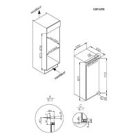 Морозильная камера Korting KSFI 1078 белый, изображение 4