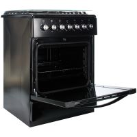 Плита De Luxe 606040.00гэ-003(кр) черный (стекл крышка) реш.чугун, изображение 3
