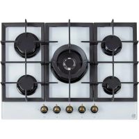 Газовая варочная панель MBS PG-801WH стекло белое