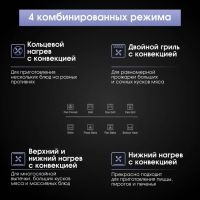 Духовой шкаф Zigmund & Shtain E 168 W белый, изображение 5