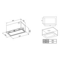 Вытяжка встраиваемая Haier HVX-BI664GW, изображение 4