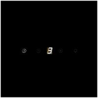 Вытяжка наклонная Candy CDG6CBGP-07 чёрный, изображение 3
