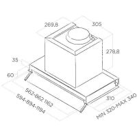 Вытяжка ELICA BOXIN LX/IX/A/60-PRF0114760A нерж сталь, изображение 4