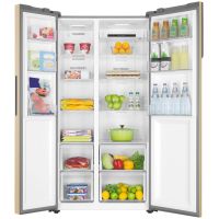 Холодильник Haier HRF541DG7RU золотистый, изображение 6