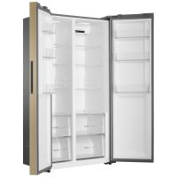 Холодильник Haier HRF541DG7RU золотистый, изображение 5