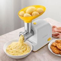 Мясорубка Kitfort КТ-2113-2 белый/желтый, изображение 3