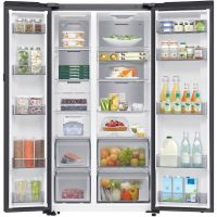 Холодильник Samsung RS80F65M1WWT белое стекло, изображение 3