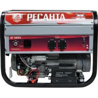 Электрогенератор бензиновый Ресанта БГ 4000 Э, изображение 2