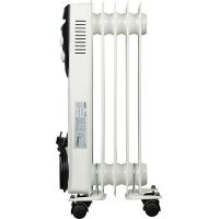 Обогреватель масляный Ballu Classic BOH/CL-05WRN (5 секций) белый, изображение 5