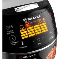 Мультиварка BRAYER BR2404 серебристый/черный, изображение 4