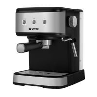 Кофеварка рожковая Vitek Midnight VT-8471 черный/серебристый