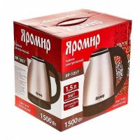 Электрочайник ЯРОМИР ЯР-1057 нерж, изображение 2