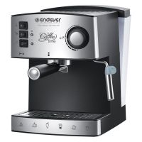 Кофеварка рожковая Endever Costa-1060 черный/стальной