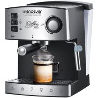 Кофеварка рожковая Endever Costa-1060 черный/стальной, изображение 2