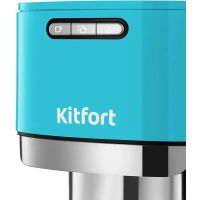 Кофеварка рожковая Kitfort КТ-7461 бирюзовый/черный, изображение 2