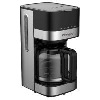 Кофеварка капельная Pioneer CM052D серебристый/черный