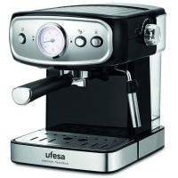 Кофеварка рожковая Ufesa CE7244 BRESCIA черный/серебристый, изображение 2