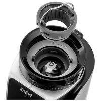 Кофемолка жерновая Kitfort КТ-784 черный/серебристый, изображение 3