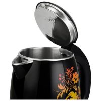 Электрочайник BQ KT1702P черный цветы, изображение 2