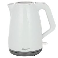Электрочайник Scarlett SC-EK18P49 белый/серый