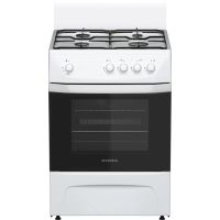 Плита газовая Darina C 1001 W белый/черный