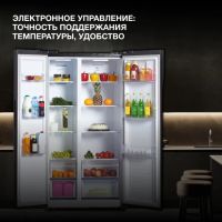 Холодильник Hyundai CS5003F черное, изображение 4