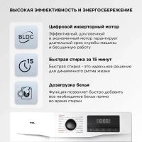 Стиральная машина TCL W-SF606W, изображение 4