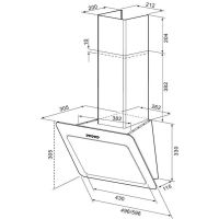 Вытяжка наклонная KRONA Liva 600 S черный, изображение 2