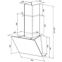 Вытяжка Krona LIORA 600 черный, изображение 2