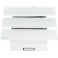 Вытяжка каминная LEX Rio G 600 белая, изображение 2