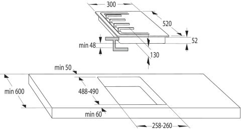 Газовая варочная панель Gorenje GC321B черный, изображение 3