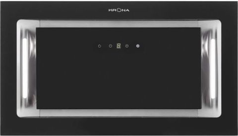 Вытяжка встраиваемая Krona Selina 600 Glass S черный, изображение 4