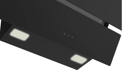 Вытяжка наклонная Beko BHCA69642BH черный, изображение 3