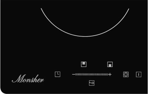 Варочная поверхность Monsher MHE 3002 черный, изображение 5