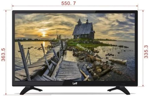 Телевизор LEFF 24H250T, изображение 3