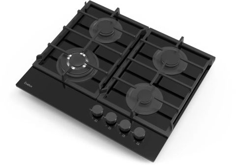 Газовая варочная панель Evelux HEG 615 BG черный, изображение 3