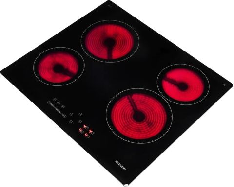 Электрическая варочная панель Hyundai HHE 6451 BG черный, изображение 5