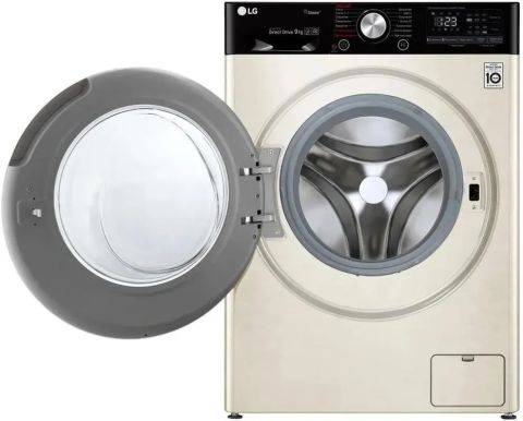 Стиральная машина LG F4V5VS9B бежевый, изображение 5