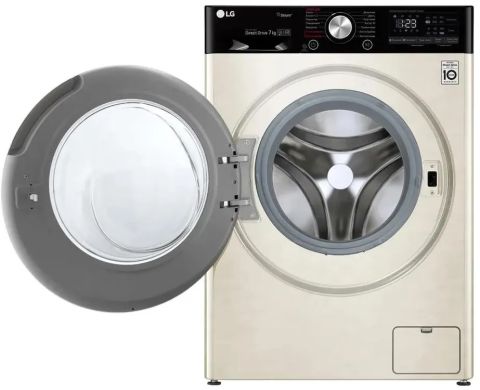 Стиральная машина LG F2V5HS9B бежевый, изображение 5