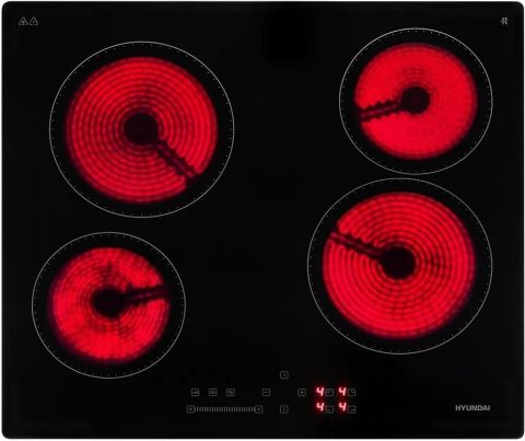 Электрическая варочная панель Hyundai HHE 6451 BG черный, изображение 3