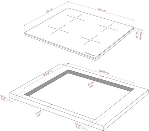 Варочная поверхность Kuppersberg ICI 609, изображение 5