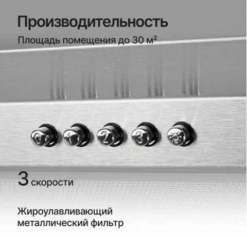 Вытяжка встраиваемая Kuppersberg Ibox 60 X нержавеющая сталь, изображение 5